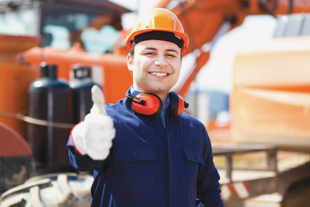 Safe and Happy Employee Atkinson Construction